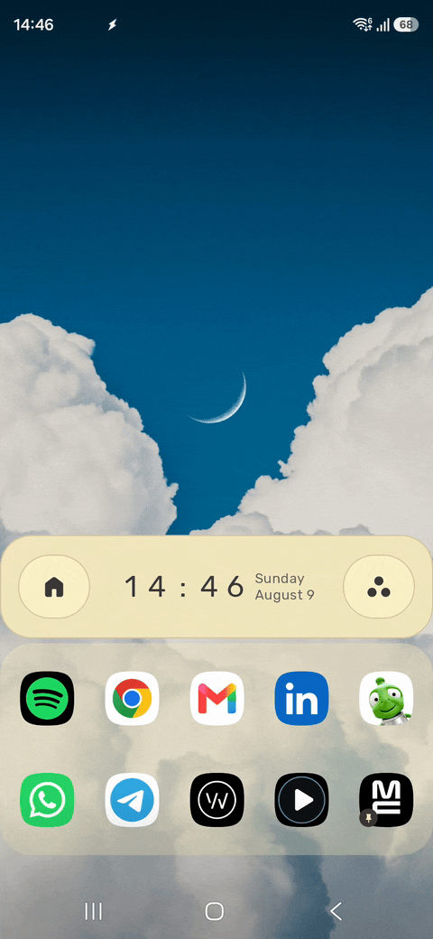 Automation Bridge broadcasting a Space change to other apps.